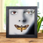 Minibeast Silence of the Lambs Movie Poster Art with Death's Head Hawk Moth