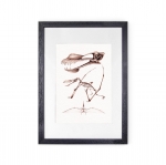 Pterodactyloid Pterosaur Dinosaur (Anhanguera sp) Watercolour Giclée Print