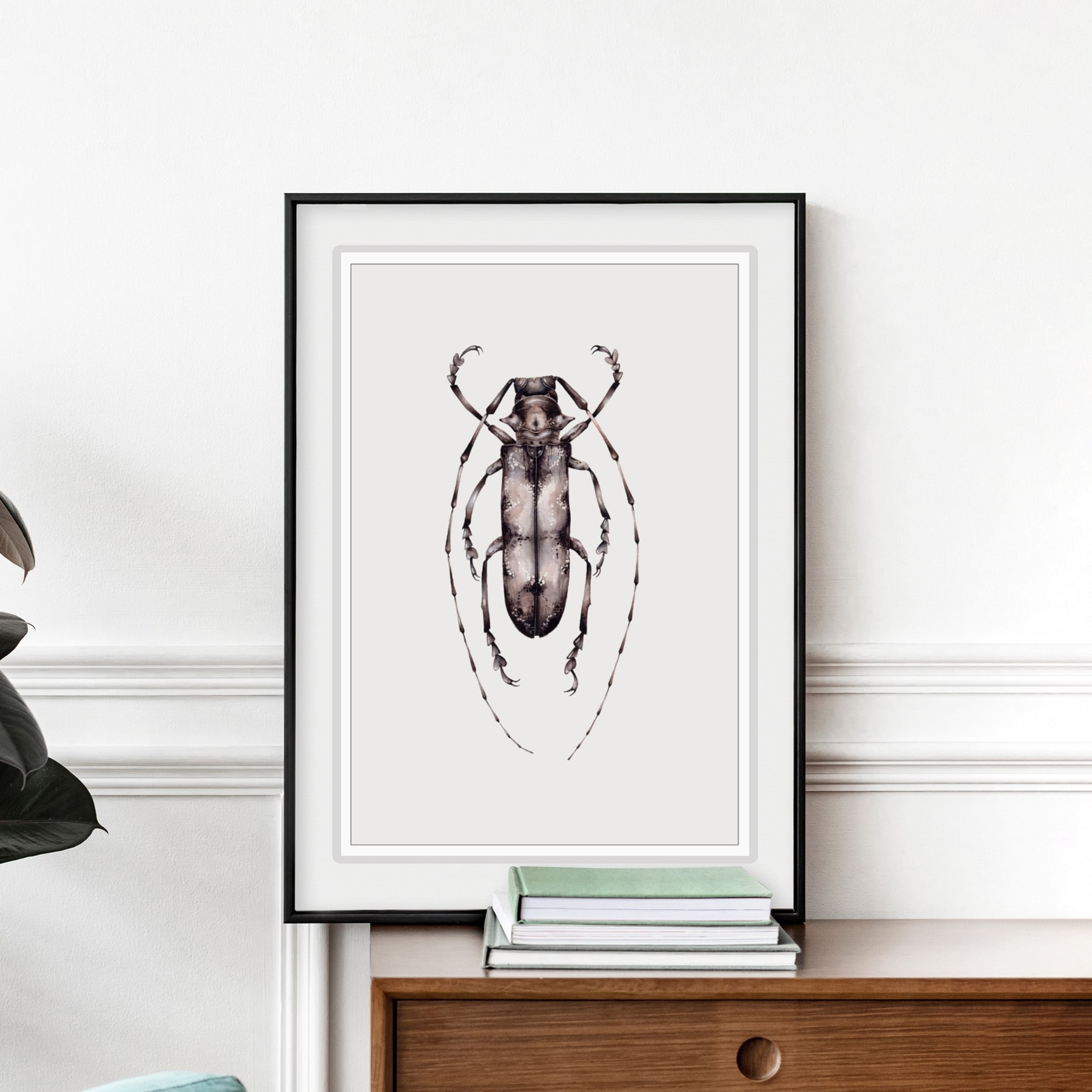 Prosopocera undulata from Tanzania Watercolour Giclée Print Prosopocera undulata from Tanzania Watercolour Giclée Print