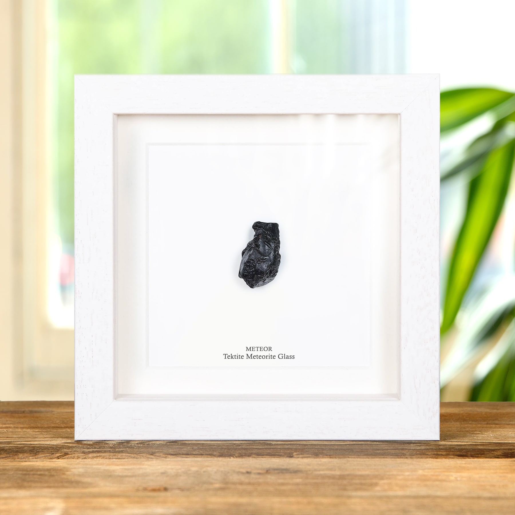 Tektite Meteorite Glass In Box Frame