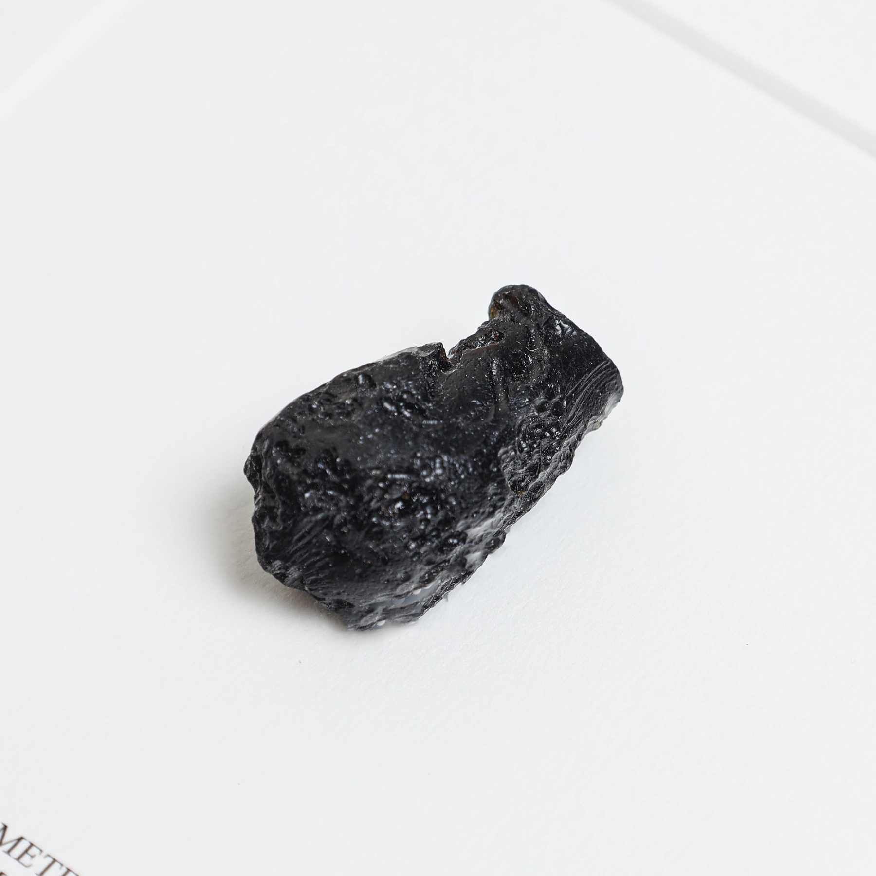 Tektite Meteorite Glass In Box Frame