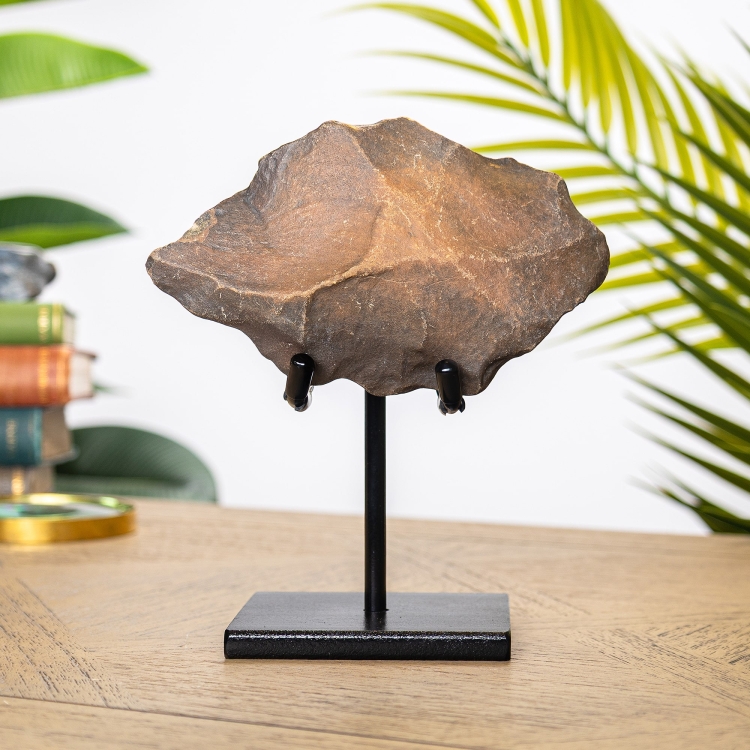 Paleolithic Pounder Tool on Stand