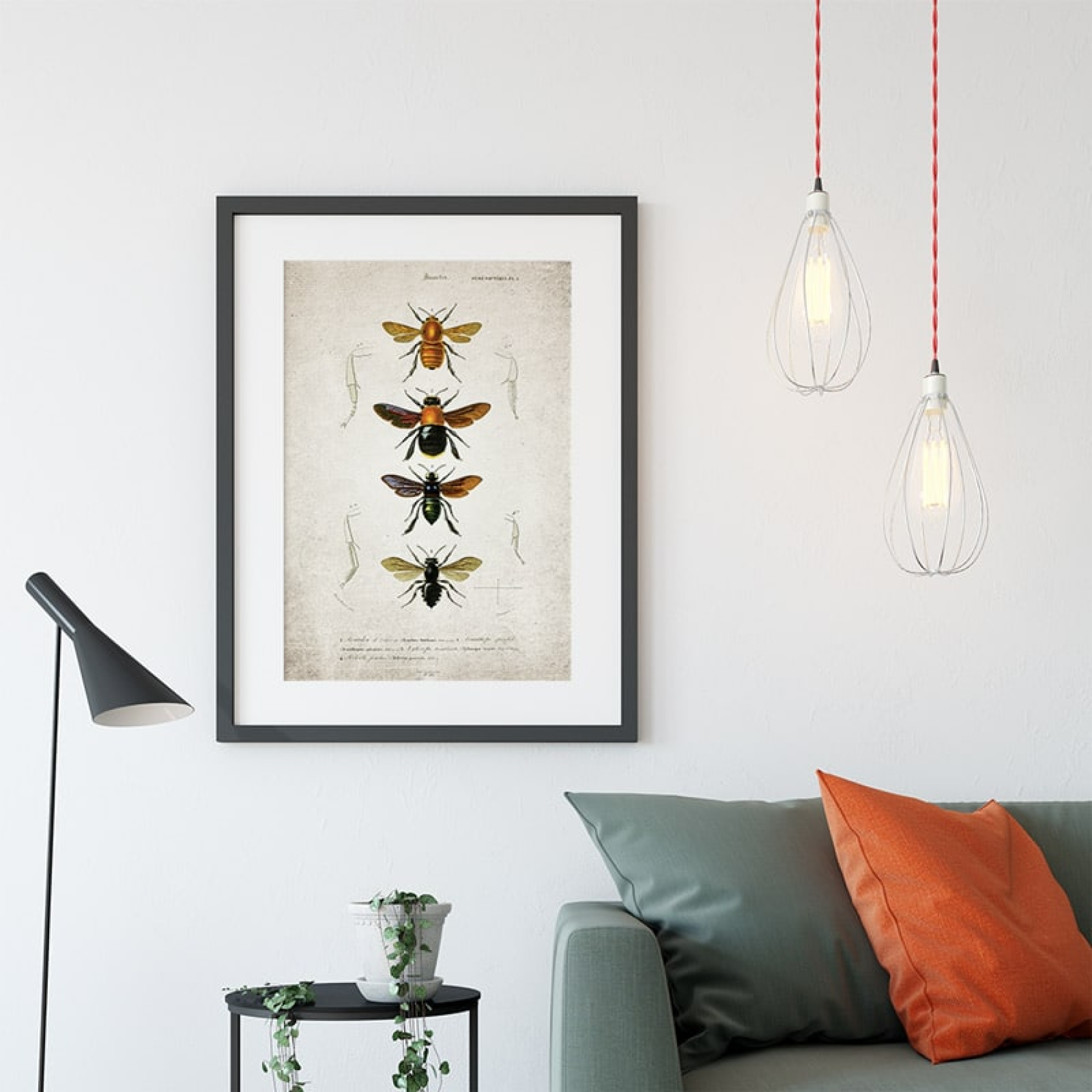 Vintage Entomology Giclee Print (Bees Plate From 1907) Vintage Entomology Giclee Print (Bees Plate From 1907)