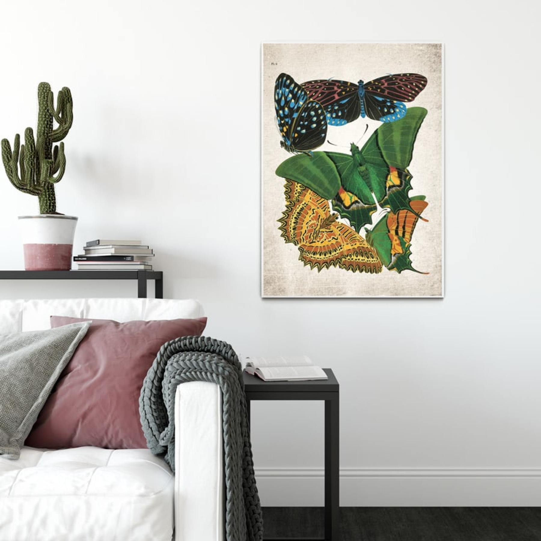 Minibeast Vintage Entomology Giclee Print (Papilio Scene #5 from 1925)