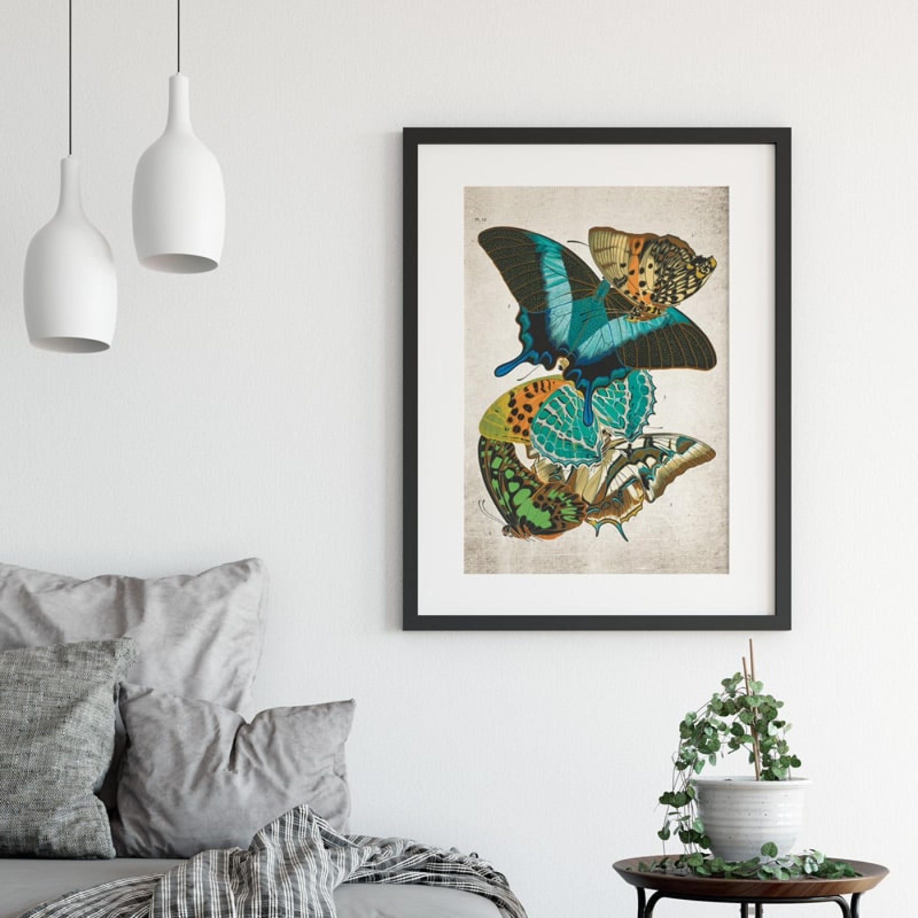 Vintage Entomology Giclee Print (Papilio Scene #10 from 1925)