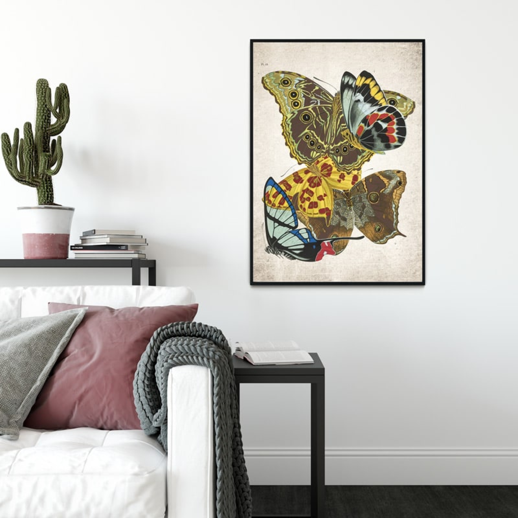 Vintage Entomology Giclee Print (Papilio Scene #11 from 1925)