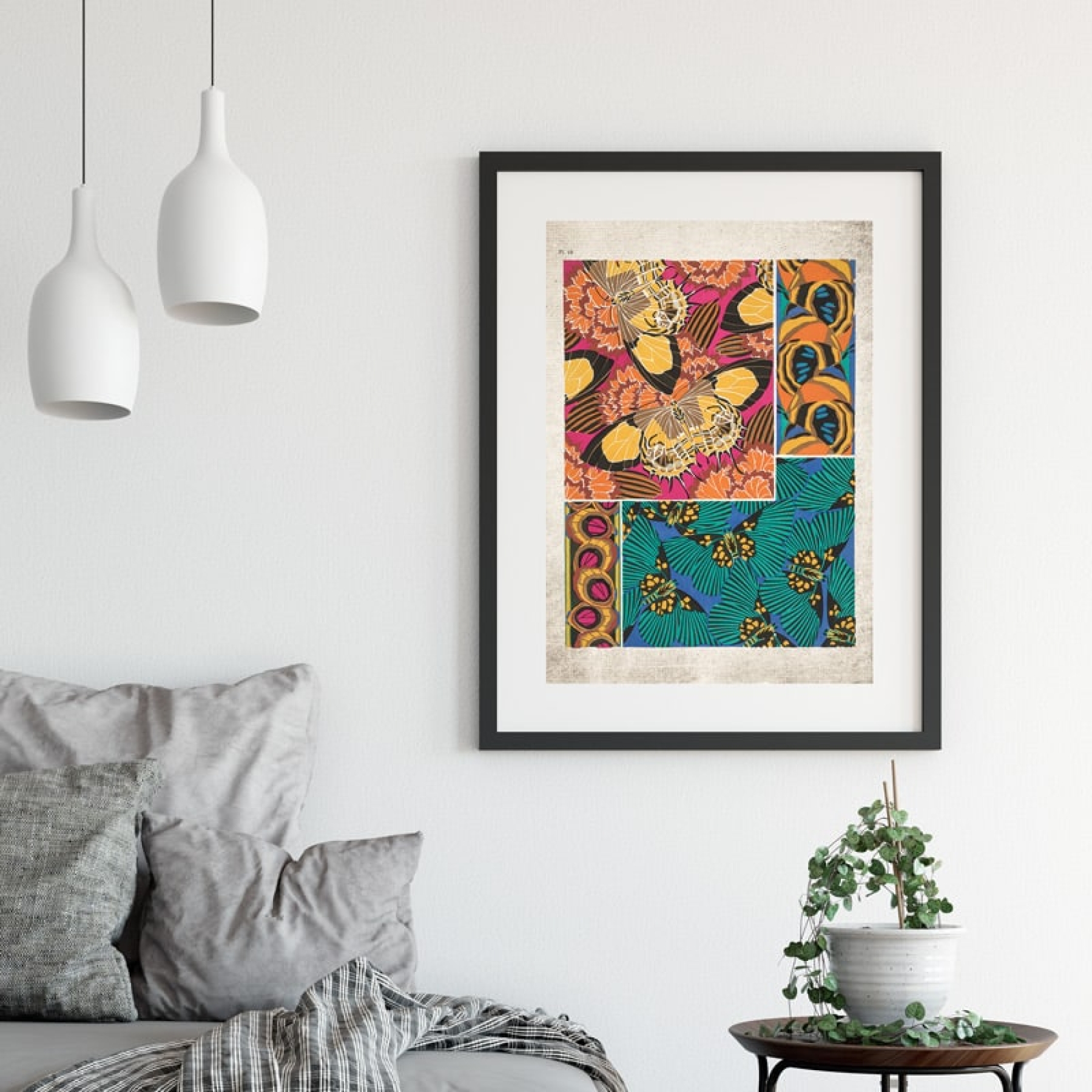 Vintage Entomology Giclee Print (Papilio Collage from 1925)