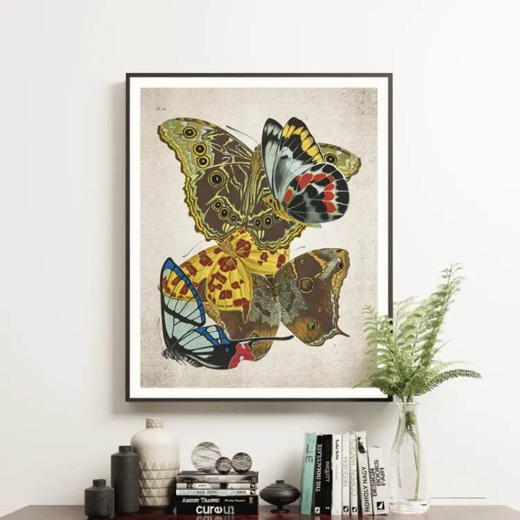 Vintage Entomology Giclee Print (Papilio Scene #11 from 1925)